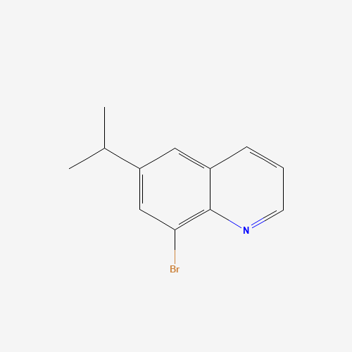 8-bromo-6-propan-2-ylquinoline (CAS: 159925-41-4) - Chemical Structure and Molecular Formula 