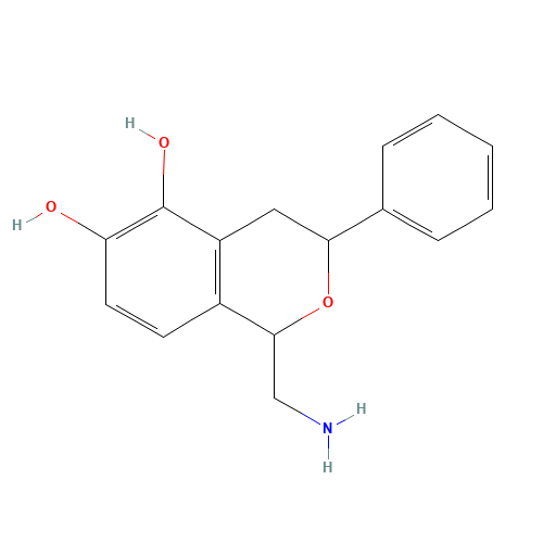 1-(aminomethyl)-3-phenyl-3,4-dihydro-1H-isochromene-5,6-diol (CAS: 130465-44-0) - Related Chemical Product