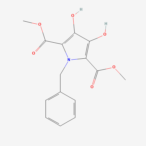 dimethyl 1-benzyl-3,4-dihydroxypyrrole-2,5-dicarboxylate (CAS: 148528-45-4) - Chemical Structure and Molecular Formula 