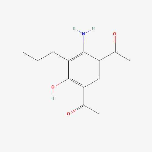 1-(5-acetyl-2-amino-4-hydroxy-3-propylphenyl)ethanone (CAS: 79324-47-3) - Related Chemical Product