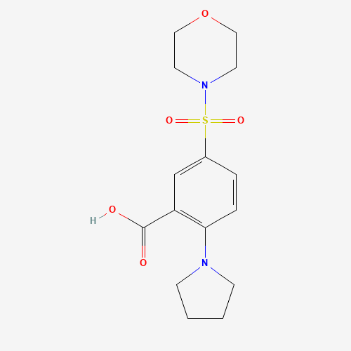 5-morpholin-4-ylsulfonyl-2-pyrrolidin-1-ylbenzoic acid (CAS: 790271-13-5) - Related Chemical Product