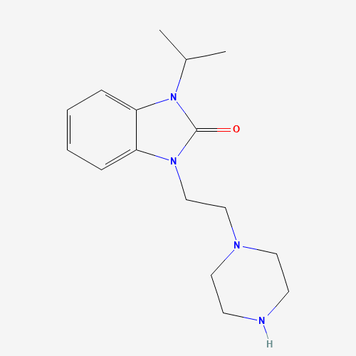 1-(2-piperazin-1-ylethyl)-3-propan-2-ylbenzimidazol-2-one (CAS: 1254273-32-9) - Related Chemical Product
