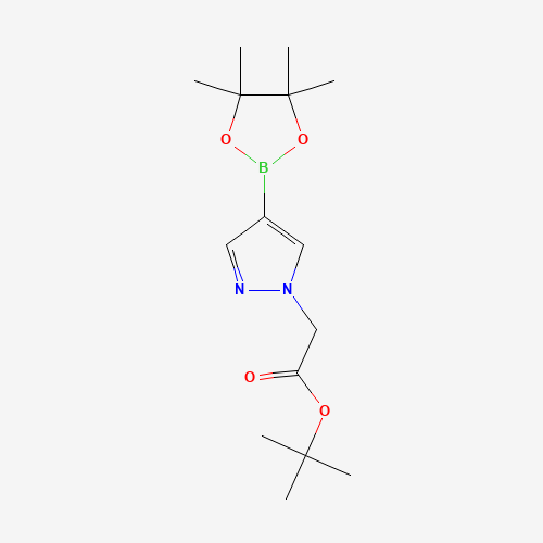 tert-butyl 2-[4-(4,4,5,5-tetramethyl-1,3,2-dioxaborolan-2-yl)pyrazol-1-yl]acetate (CAS: 1006875-83-7) - Related Chemical Product