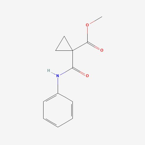 methyl 1-(phenylcarbamoyl)cyclopropane-1-carboxylate (CAS: 1345847-73-5) - Chemical Structure and Molecular Formula 