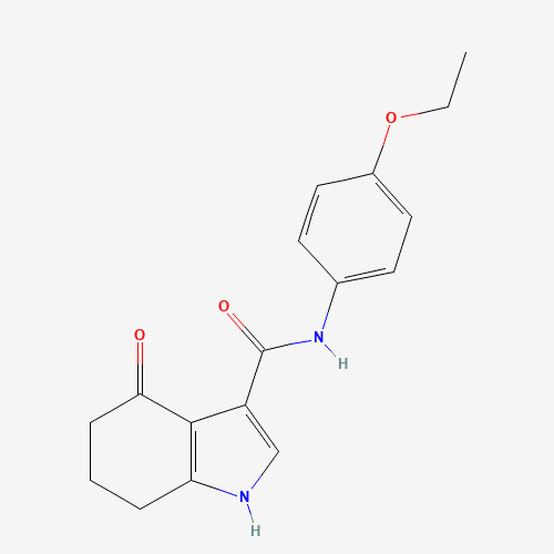 N-(4-ethoxyphenyl)-4-oxo-1,5,6,7-tetrahydroindole-3-carboxamide (CAS: 168271-95-2) - Related Chemical Product