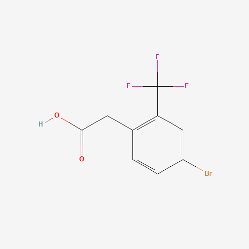 2-[4-bromo-2-(trifluoromethyl)phenyl]acetic acid (CAS: 1214339-48-6) - Related Chemical Product