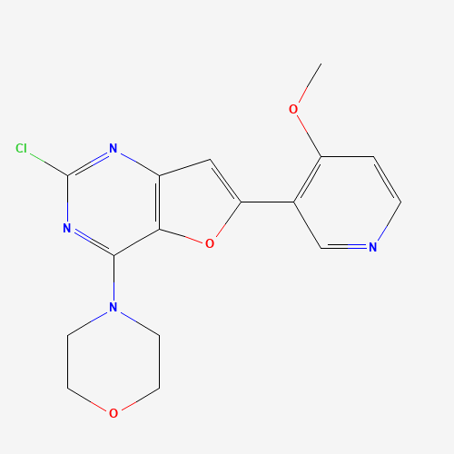 2-chloro-6-(4-methoxypyridin-3-yl)-4-morpholin-4-ylfuro[3,2-d]pyrimidine (CAS: 1038918-46-5) - Related Chemical Product