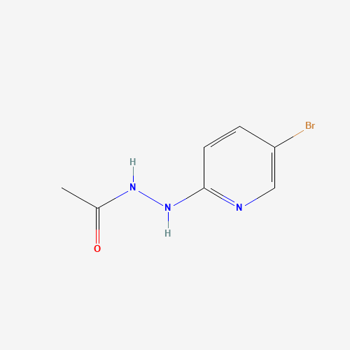 N'-(5-bromopyridin-2-yl)acetohydrazide (CAS: 1199773-29-9) - Chemical Structure and Molecular Formula 