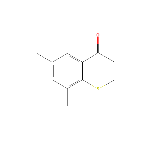 6,8-dimethyl-2,3-dihydrothiochromen-4-one (CAS: 872283-26-6) - Chemical Structure and Molecular Formula 