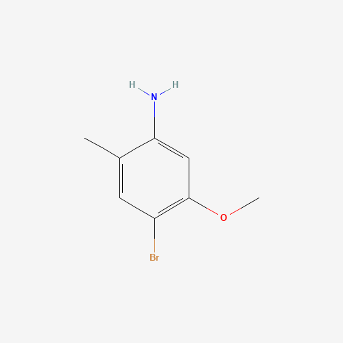 4-bromo-5-methoxy-2-methylaniline (CAS: 152626-77-2) - Chemical Structure and Molecular Formula 