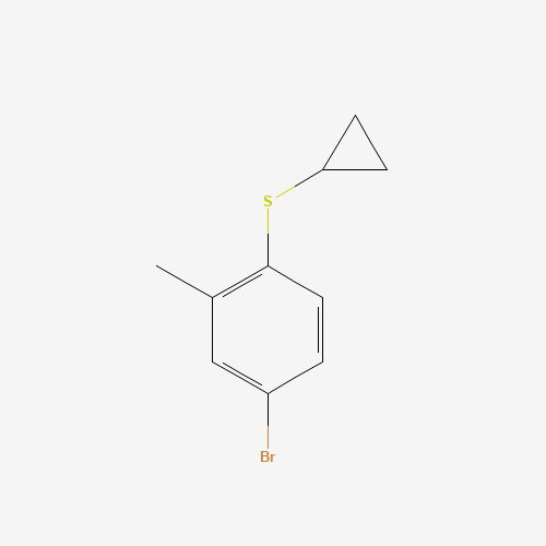 4-bromo-1-cyclopropylsulfanyl-2-methylbenzene (CAS: 1310947-48-8) - Related Chemical Product