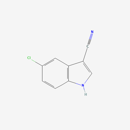 5-chloro-1H-indole-3-carbonitrile (CAS: 194490-14-7) - Chemical Structure and Molecular Formula 
