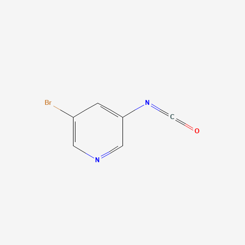 3-bromo-5-isocyanatopyridine (CAS: 167951-51-1) - Chemical Structure and Molecular Formula 