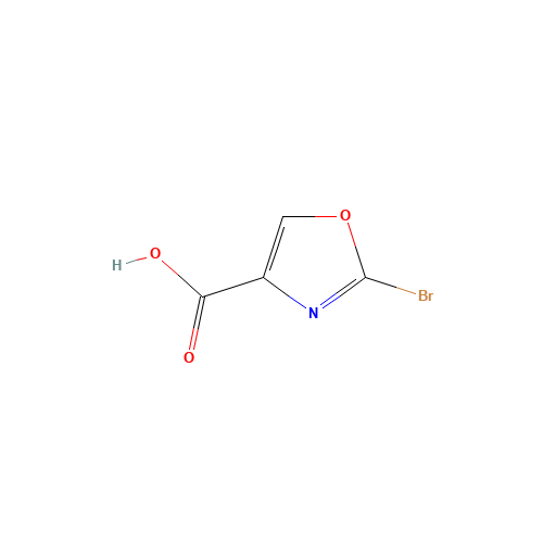 2-bromo-1,3-oxazole-4-carboxylic acid (CAS: 1167055-73-3) - Chemical Structure and Molecular Formula 