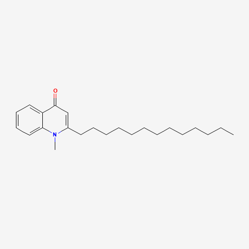 1-methyl-2-tridecylquinolin-4-one (CAS: 15266-35-0) - Chemical Structure and Molecular Formula 