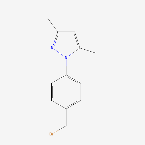 1-[4-(bromomethyl)phenyl]-3,5-dimethylpyrazole (CAS: 937796-05-9) - Related Chemical Product