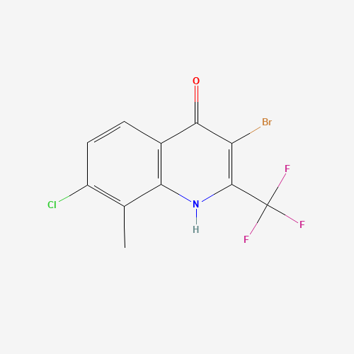 3-bromo-7-chloro-8-methyl-2-(trifluoromethyl)-1H-quinolin-4-one (CAS: 59108-22-4) - Related Chemical Product
