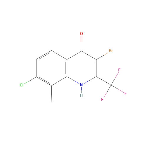 3-bromo-7-chloro-8-methyl-2-(trifluoromethyl)-1H-quinolin-4-one (CAS: 59108-22-4) - Related Chemical Product