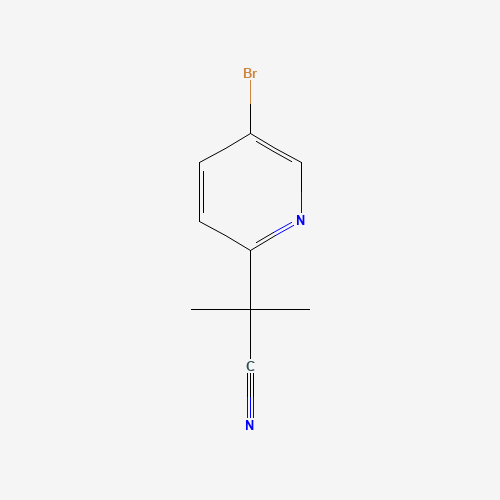 2-(5-bromopyridin-2-yl)-2-methylpropanenitrile (CAS: 871239-58-6) - Related Chemical Product