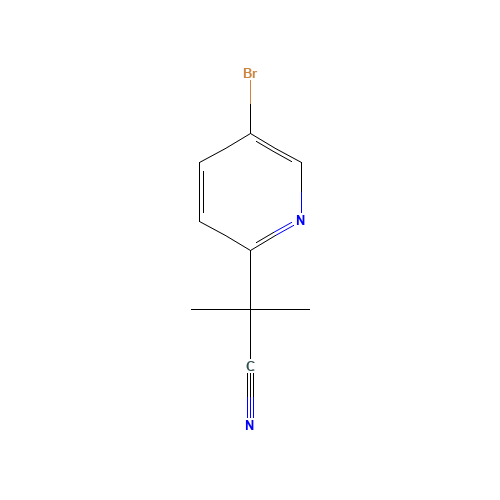 2-(5-bromopyridin-2-yl)-2-methylpropanenitrile (CAS: 871239-58-6) - Related Chemical Product