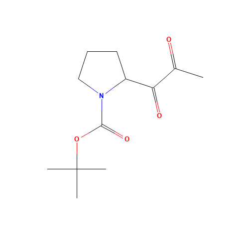 tert-butyl 2-(2-oxopropanoyl)pyrrolidine-1-carboxylate (CAS: 532410-49-4) - Related Chemical Product