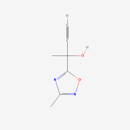 2-(3-methyl-1,2,4-oxadiazol-5-yl)but-3-yn-2-ol (CAS: 1202769-74-1) - Related Chemical Product