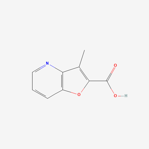 3-methylfuro[3,2-b]pyridine-2-carboxylic acid (CAS: 107096-09-3) - Chemical Structure and Molecular Formula 