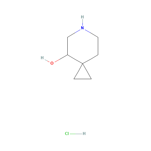 6-azaspiro[2.5]octan-8-ol;hydrochloride (CAS: 955028-68-9) - Chemical Structure and Molecular Formula 