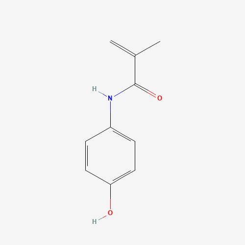 N-(4-hydroxyphenyl)-2-methylprop-2-enamide (CAS: 19243-95-9) - Chemical Structure and Molecular Formula 