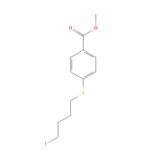 methyl 4-(4-iodobutylsulfanyl)benzoate (CAS: 1450736-45-4) - Related Chemical Product