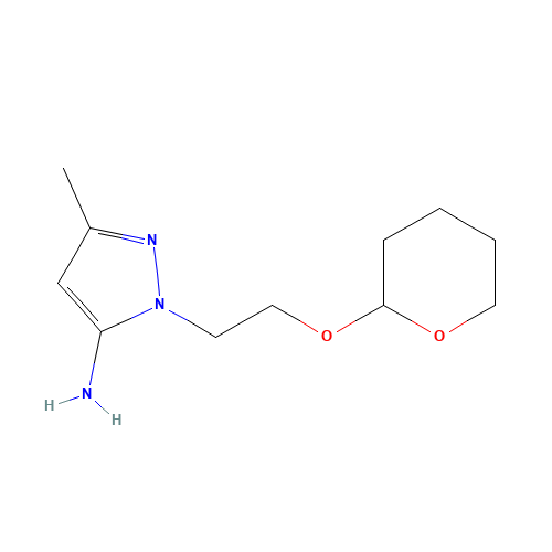 5-methyl-2-[2-(oxan-2-yloxy)ethyl]pyrazol-3-amine (CAS: 1453213-02-9) - Related Chemical Product