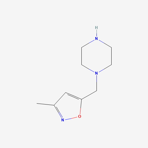 3-methyl-5-(piperazin-1-ylmethyl)-1,2-oxazole (CAS: 173850-53-8) - Related Chemical Product