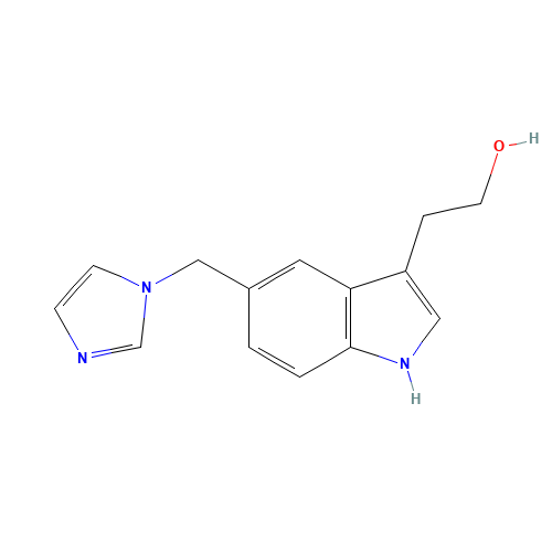 2-[5-(imidazol-1-ylmethyl)-1H-indol-3-yl]ethanol (CAS: 174610-38-9) - Related Chemical Product