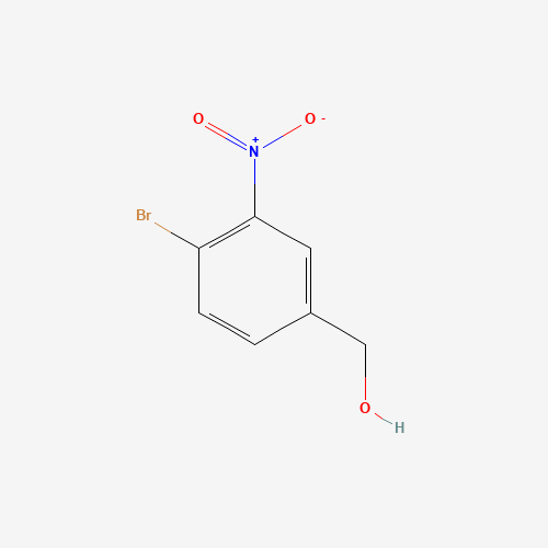 (4-bromo-3-nitrophenyl)methanol (CAS: 145547-97-3) - Chemical Structure and Molecular Formula 