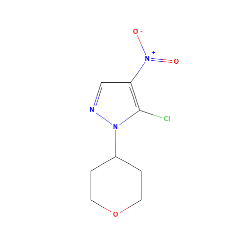 5-chloro-4-nitro-1-(oxan-4-yl)pyrazole (CAS: 1374830-20-2) - Related Chemical Product
