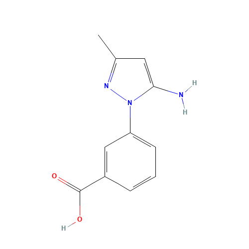 3-(5-amino-3-methylpyrazol-1-yl)benzoic acid (CAS: 872407-85-7) - Related Chemical Product