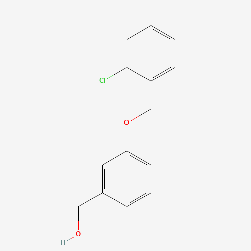 [3-[(2-chlorophenyl)methoxy]phenyl]methanol (CAS: 869951-12-2) - Chemical Structure and Molecular Formula 