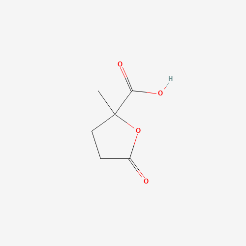 2-methyl-5-oxooxolane-2-carboxylic acid (CAS: 57651-41-9) - Chemical Structure and Molecular Formula 