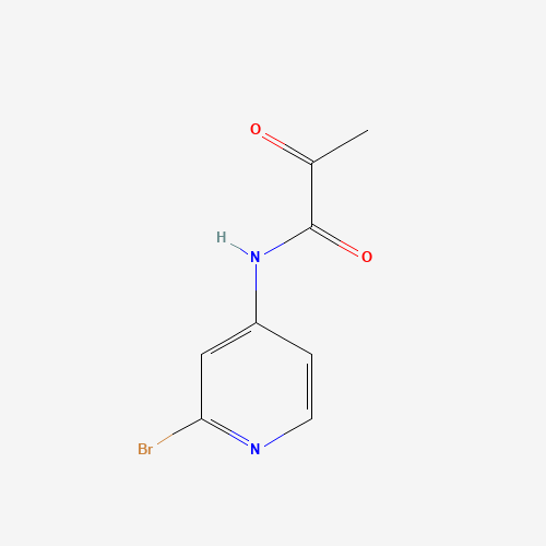 N-(2-bromopyridin-4-yl)-2-oxopropanamide (CAS: 1433904-39-2) - Related Chemical Product