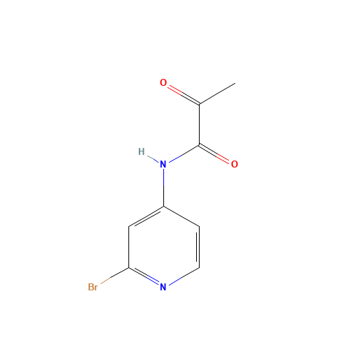 N-(2-bromopyridin-4-yl)-2-oxopropanamide (CAS: 1433904-39-2) - Related Chemical Product