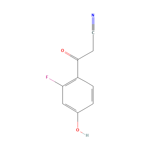 3-(2-fluoro-4-hydroxyphenyl)-3-oxopropanenitrile (CAS: 1290181-23-5) - Related Chemical Product
