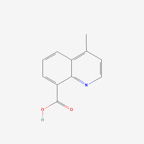 4-methylquinoline-8-carboxylic acid (CAS: 70585-53-4) - Chemical Structure and Molecular Formula 