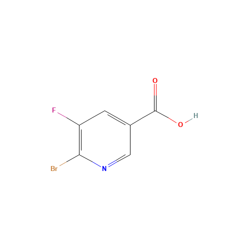 6-bromo-5-fluoropyridine-3-carboxylic acid (CAS: 38186-87-7) - Related Chemical Product