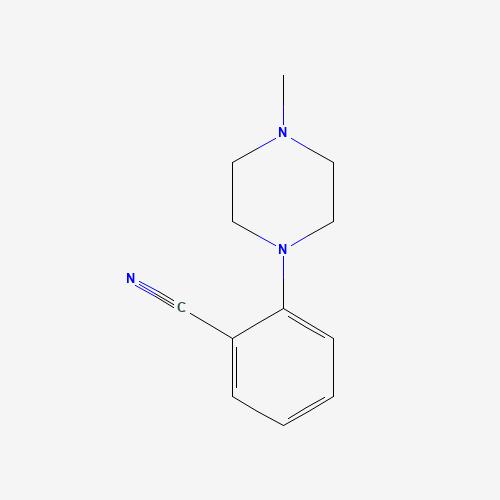2-(4-methylpiperazin-1-yl)benzonitrile (CAS: 85803-63-0) - Chemical Structure and Molecular Formula 