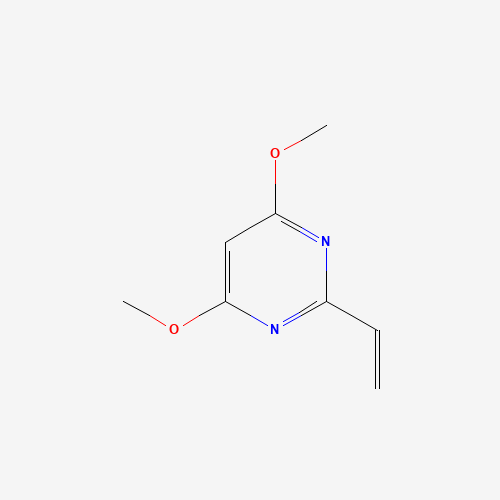 2-ethenyl-4,6-dimethoxypyrimidine (CAS: 850234-80-9) - Chemical Structure and Molecular Formula 