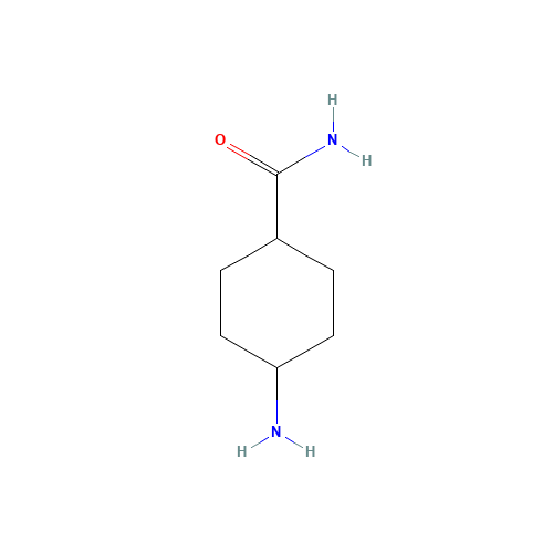 4-aminocyclohexane-1-carboxamide (CAS: 856758-75-3) - Chemical Structure and Molecular Formula 