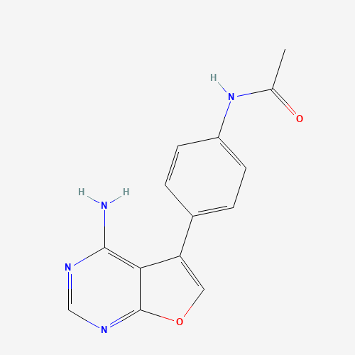 N-[4-(4-aminofuro[2,3-d]pyrimidin-5-yl)phenyl]acetamide (CAS: 501693-44-3) - Related Chemical Product