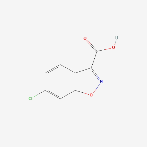 6-chloro-1,2-benzoxazole-3-carboxylic acid (CAS: 28691-49-8) - Chemical Structure and Molecular Formula 