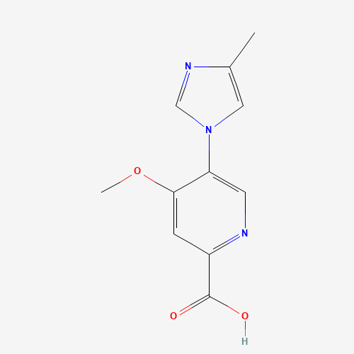 4-methoxy-5-(4-methylimidazol-1-yl)pyridine-2-carboxylic acid (CAS: 1294003-30-7) - Related Chemical Product