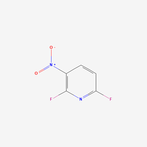 2,6-difluoro-3-nitropyridine chemical structure 2,6-difluoro-3-nitropyridine (CAS: 58602-02-1) - Chemical Structure and Molecular Formula